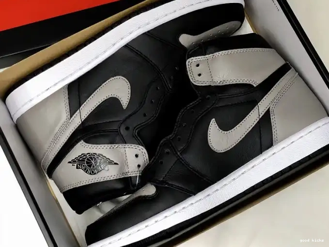 Rep Shadow OG Black High Grey Jordan Air Retro 555088-013 1 0601